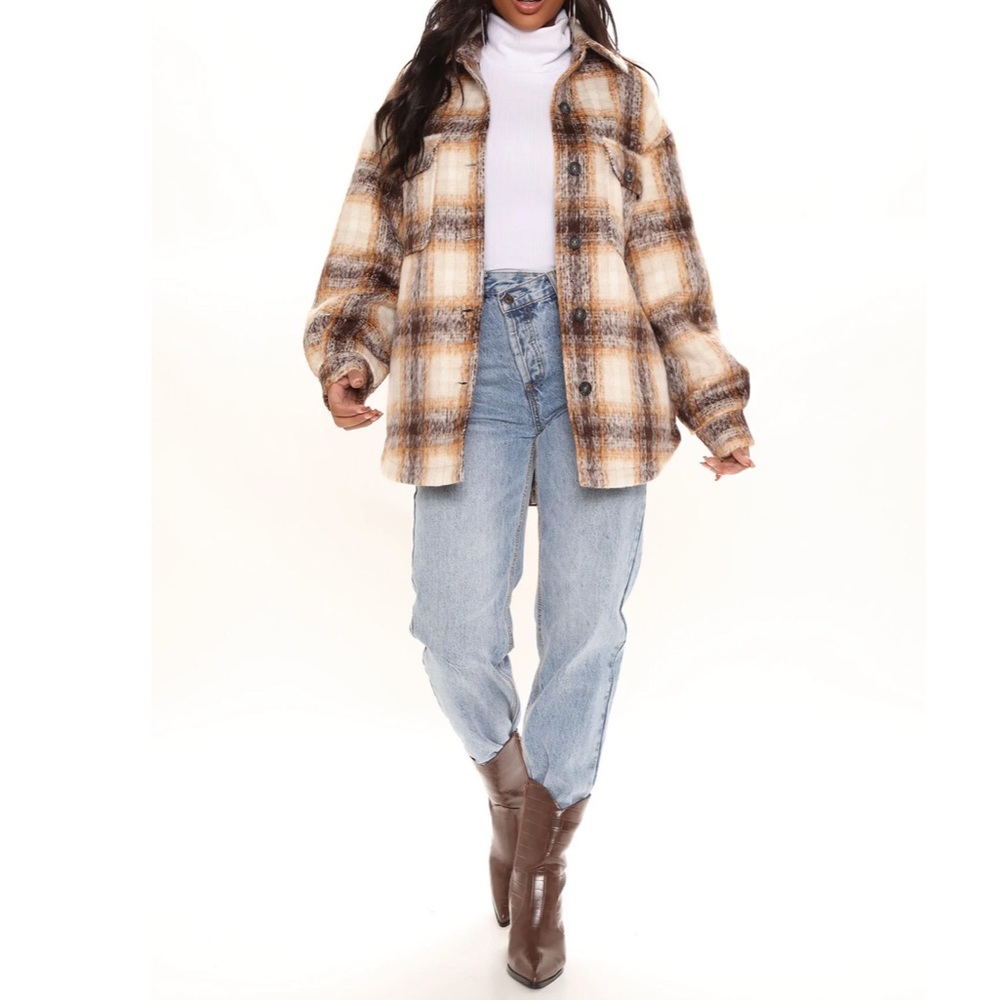 Fall Flannel Shacket - Picture 3 of 5